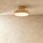 Modern Iron Semi-Flush Mount Ceiling Light for Living Room — Harbor Light Co.