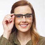 Adjustable Focus Reading Glasses Unisex Variable Dial Lenses Lightweight Frame for Reading and Screen Work