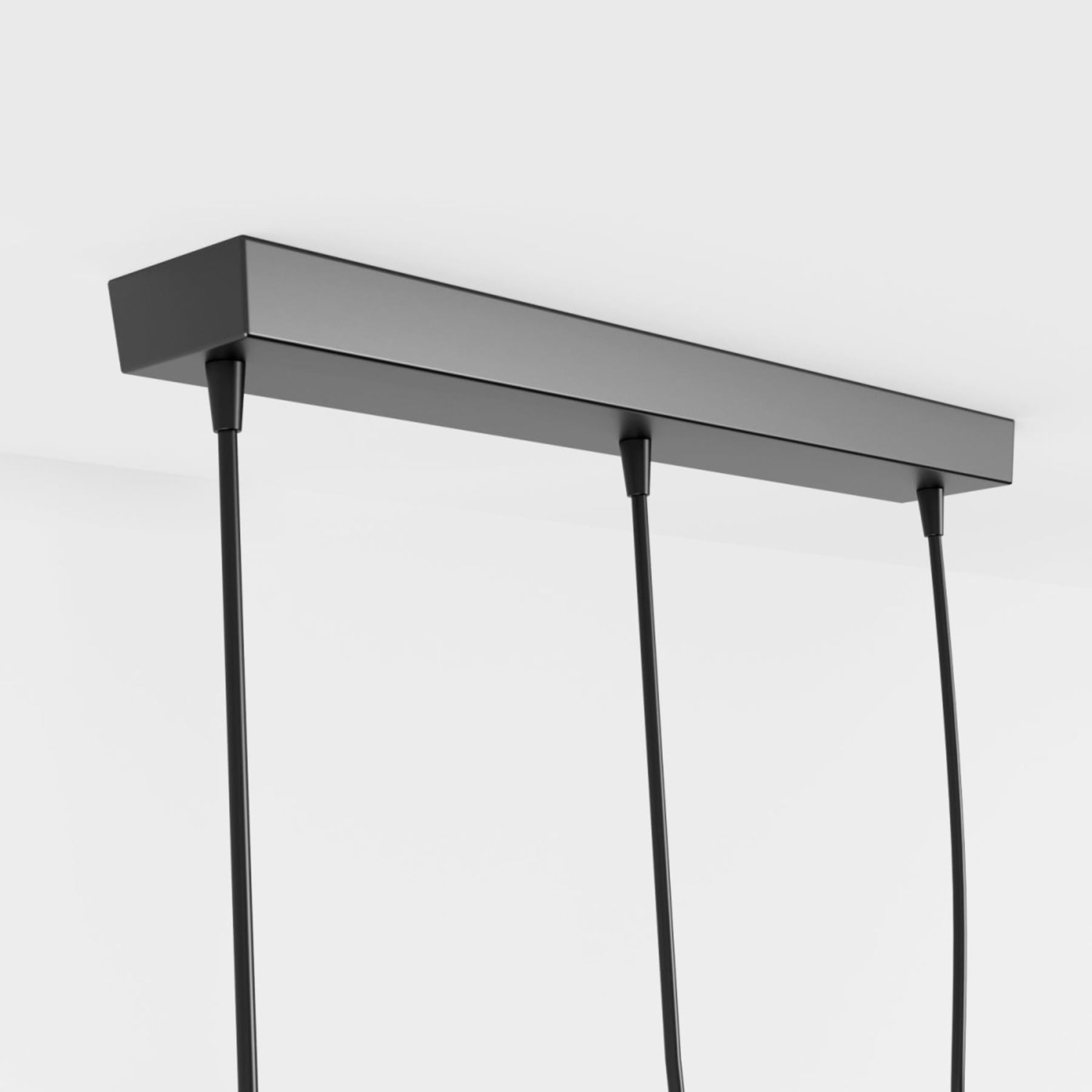 Modern Wrought Iron Pendant Light With Warm LED Glow — Harbor Light Co.