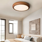 Modern Wood Flush Mount Ceiling Light for Living Room — Harbor Light Co.