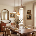 Modern Travertine Stone Pendant Light for Dining Room — Harbor Light Co.