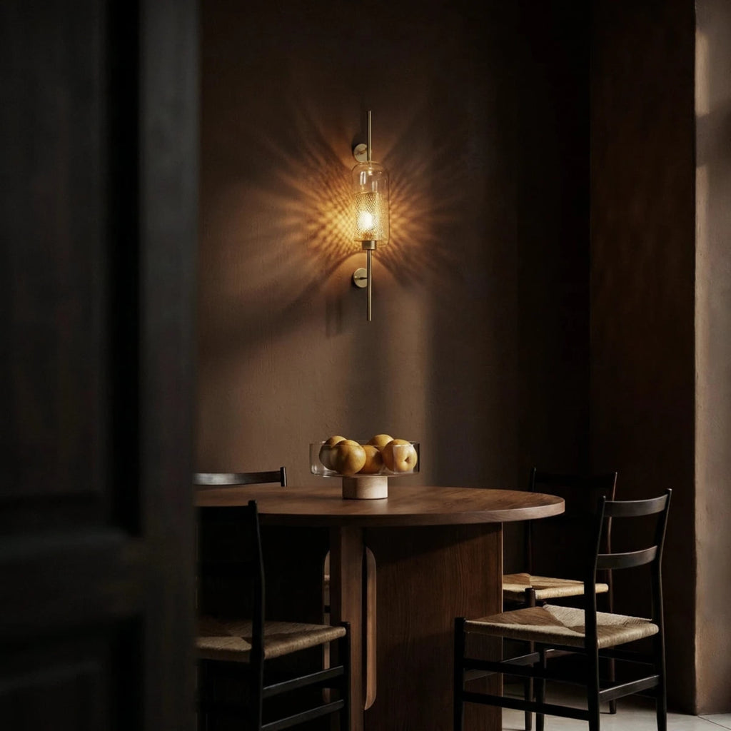 Modern Glass Wall Light With Warm LED Glow — Harbor Light Co.