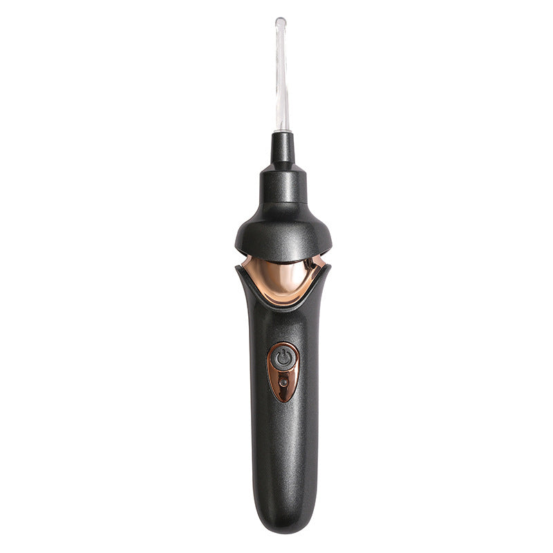 Electric Ear Wax Remover with LED Light Ear Cleaner Tool with Soft Silicone Tips and Interchangeable Heads for Adults and Kids