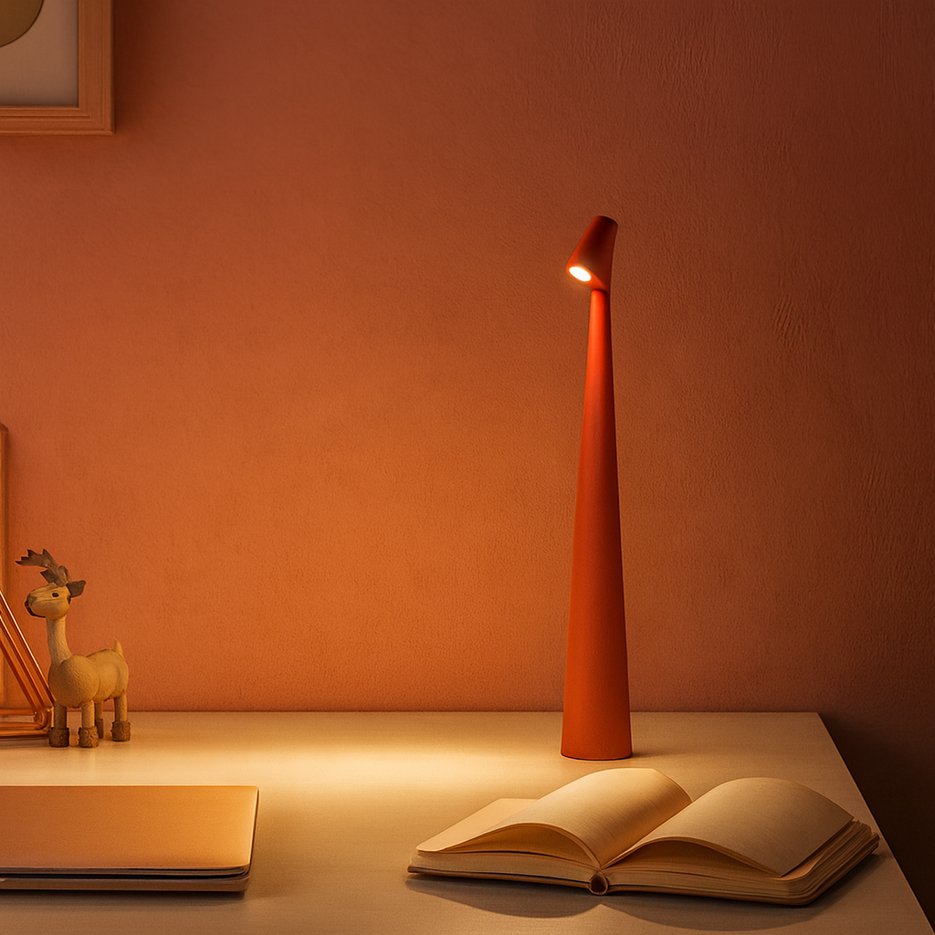 Cordless Rechargeable Table Lamp LED Light with Touch Dimming