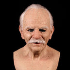 Realistic Latex Mask Full Head Halloween Costume Mask for Adults with Lifelike Detail for Cosplay Masquerade and Themed Parties
