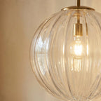 Modern Glass Pendant Light With Warm LED Glow for Dining Room — Harbor Light Co.