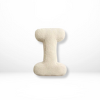 Alphabet Letter Throw Pillow Soft Velvet Decorative Cushion for Sofa Bed and Kids Room Personalized Initial Pillow