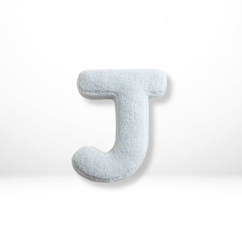 Alphabet Letter Throw Pillow Soft Velvet Decorative Cushion for Sofa Bed and Kids Room Personalized Initial Pillow