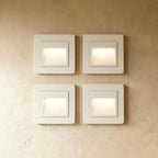 Modern Plastic Wall Light With Integrated LED for Hallway in White — Harbor Light Co.