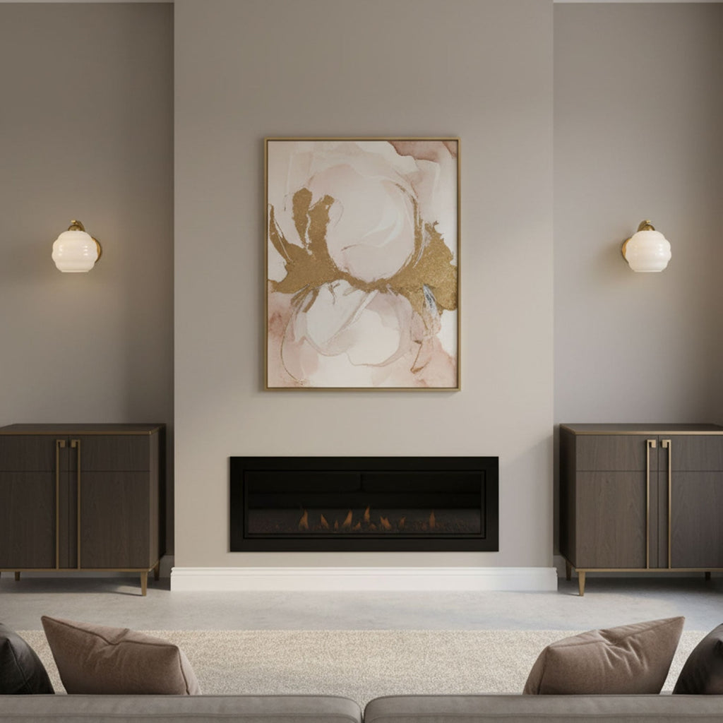 Modern Glass Wall Light With Warm LED Glow — Harbor Light Co.
