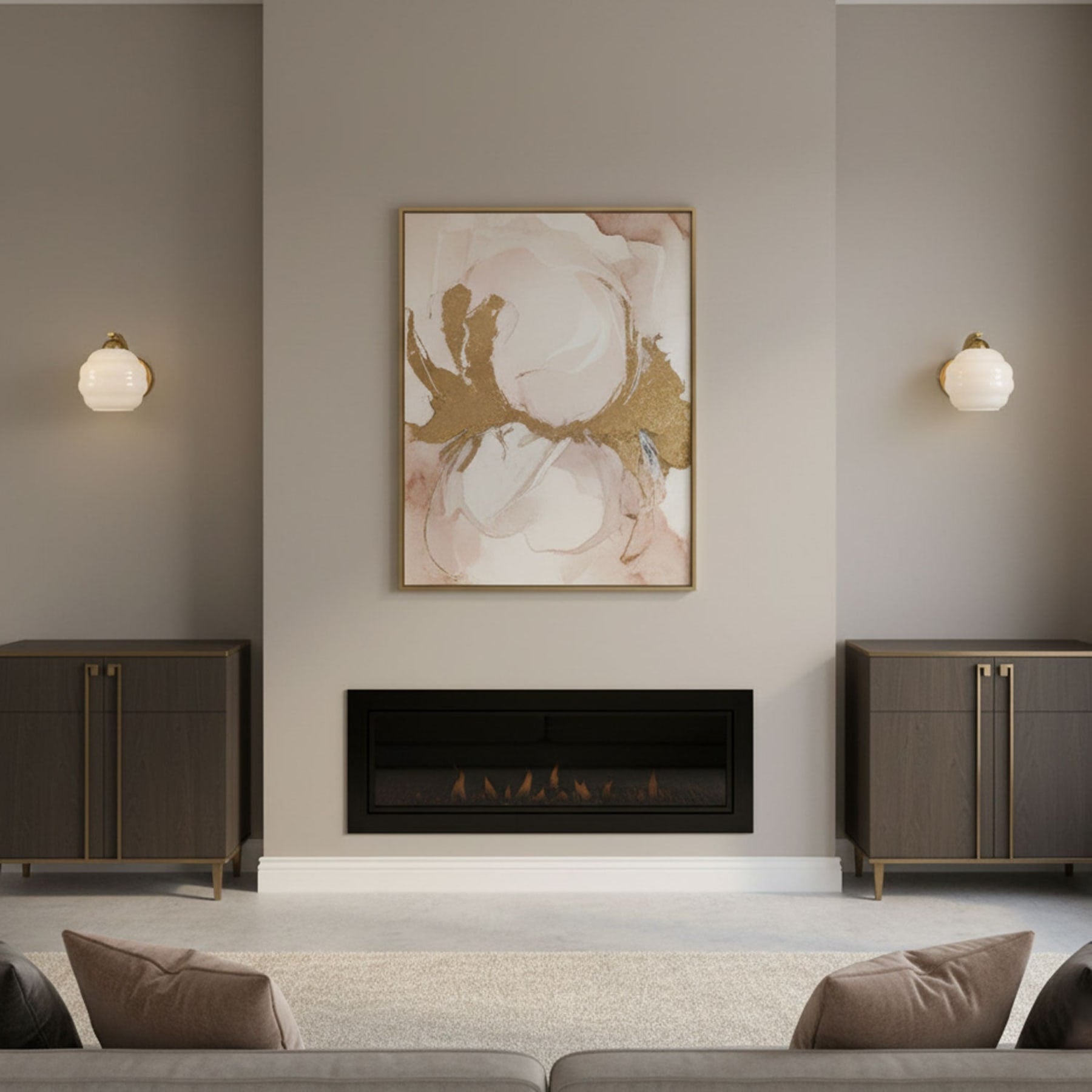Modern Glass Wall Light With Warm LED Glow — Harbor Light Co.