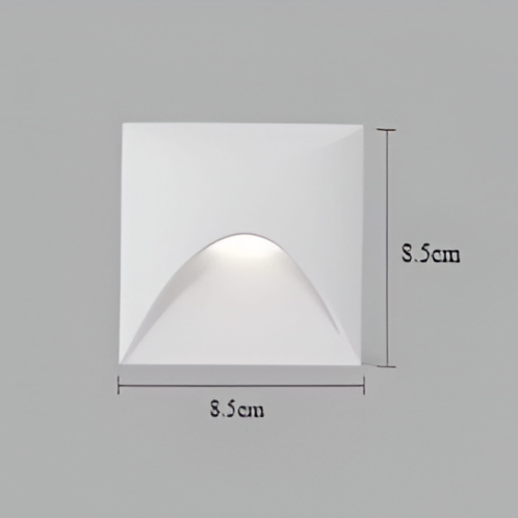 Modern Aluminum Wall Light With Motion Sensor for Hallways — Harbor Light Co.
