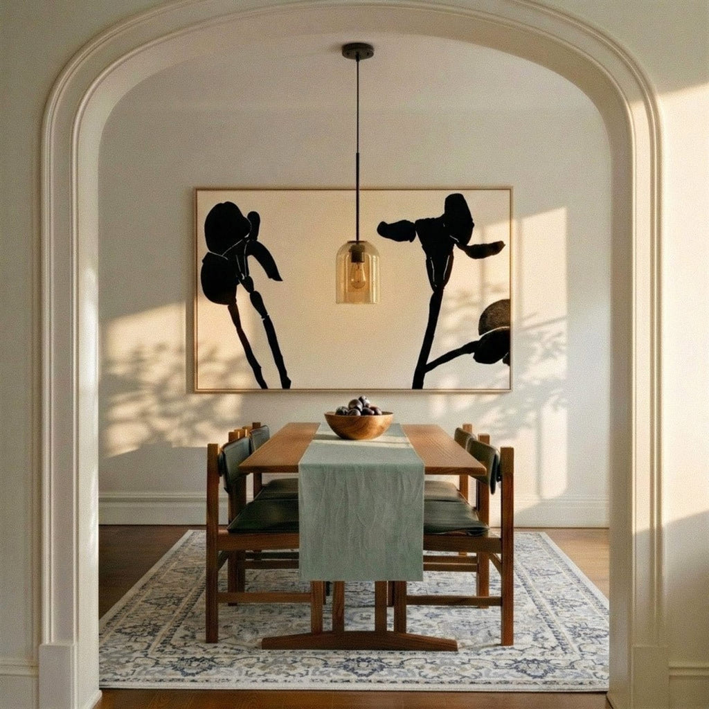 Modern Glass Pendant Light With Warm LED Glow — Harbor Light Co.