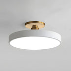 Modern Circular Semi Flush Mount LED Ceiling Light