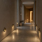 Modern Copper Wall Light With Tri-Color Glow — Harbor Light Co.