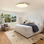 Modern Round Flush Mount LED Ceiling Light with Slim Profile