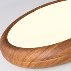 Modern Wood Flush Mount Ceiling Light for Living Room — Harbor Light Co.