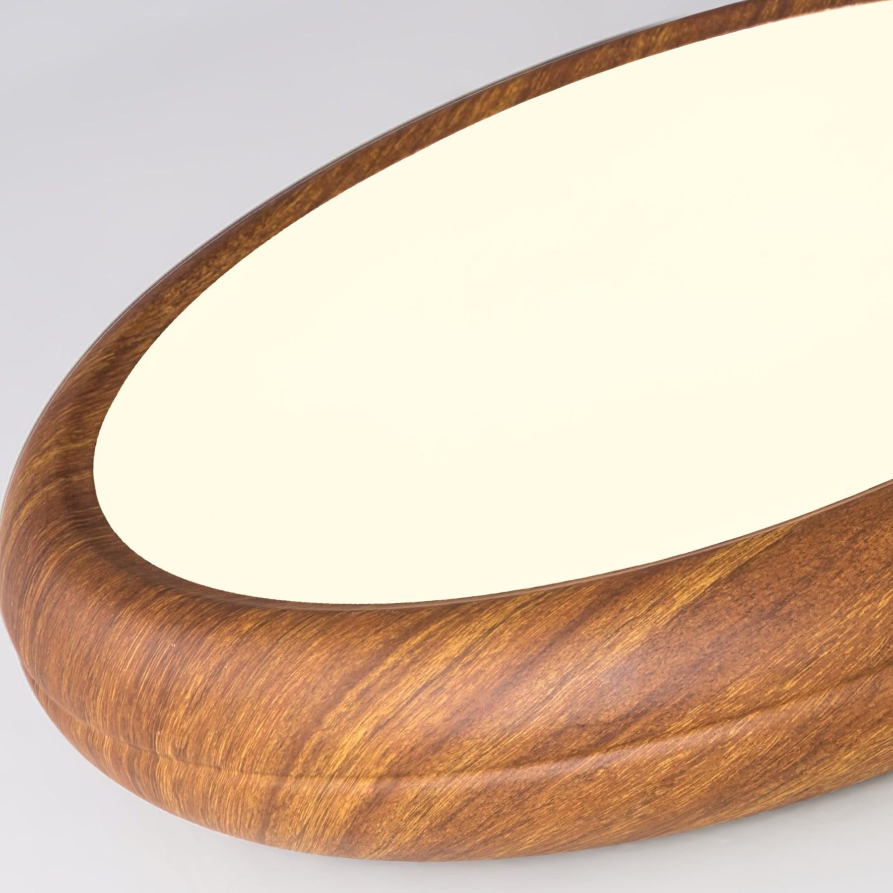 Modern Wood Flush Mount Ceiling Light for Living Room — Harbor Light Co.