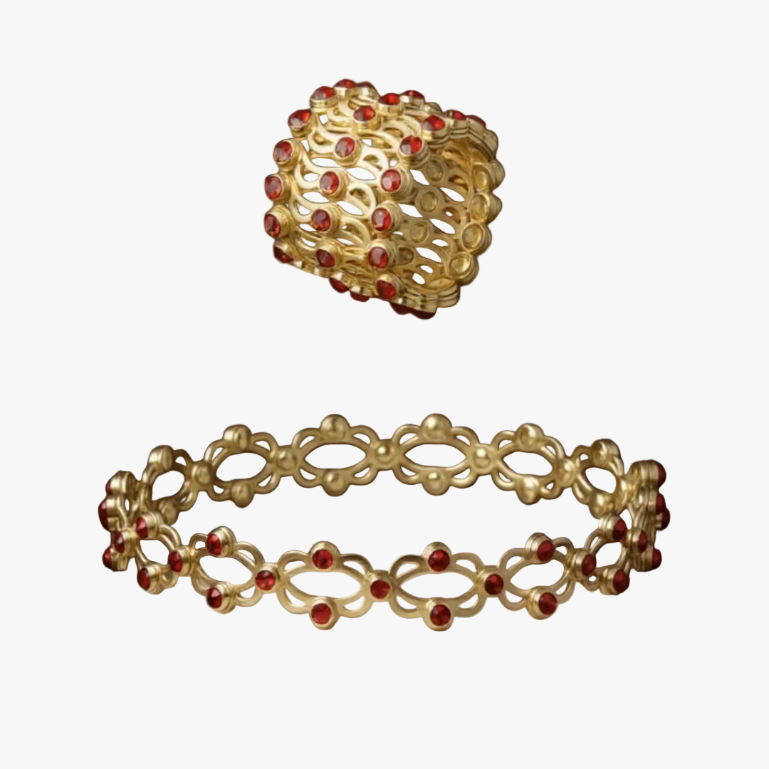 Foldable Zirconia Ring to Bracelet Convertible Jewelry with Expandable Band