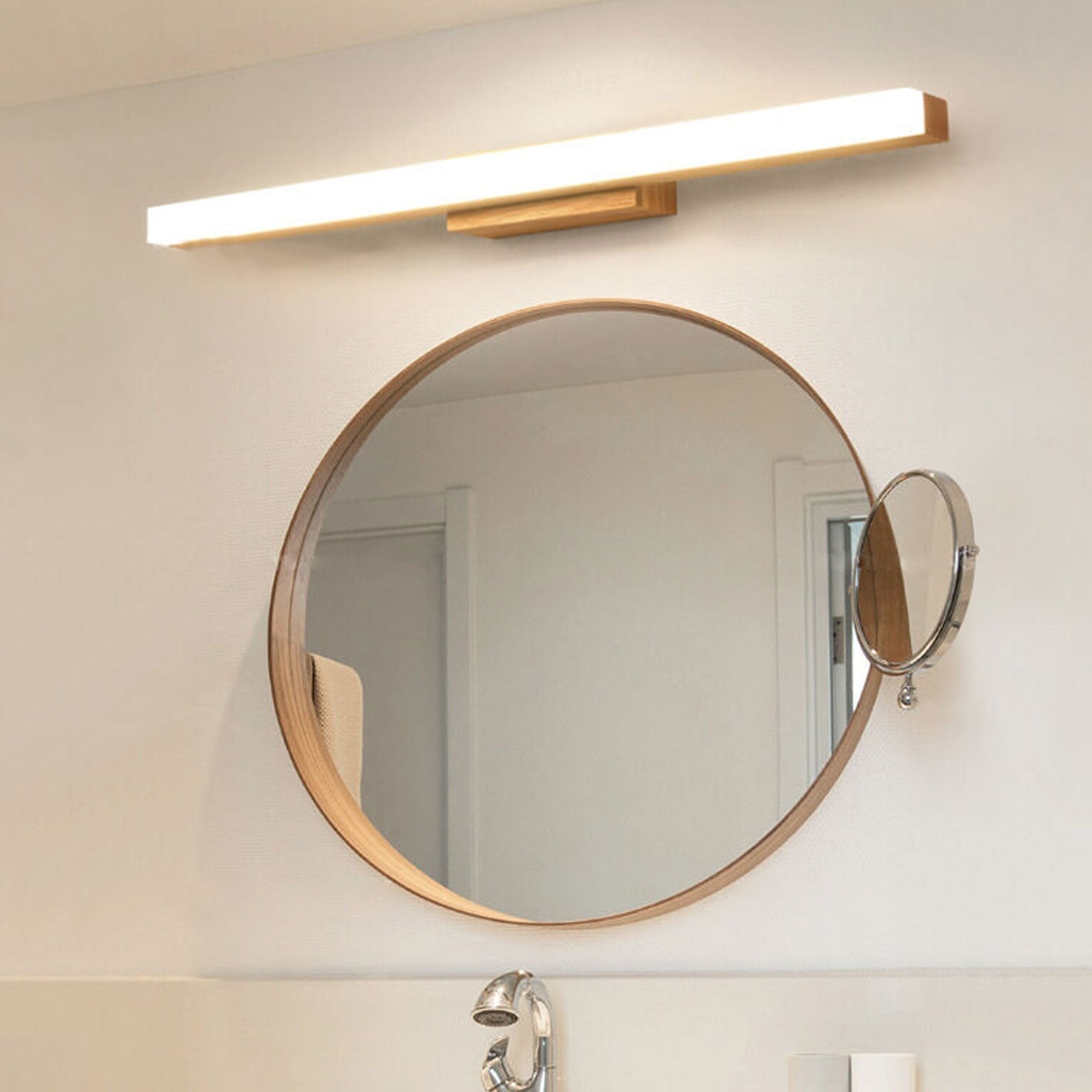 Modern Wood Wall Sconce for Hallway and Living Room — Harbor Light Co.
