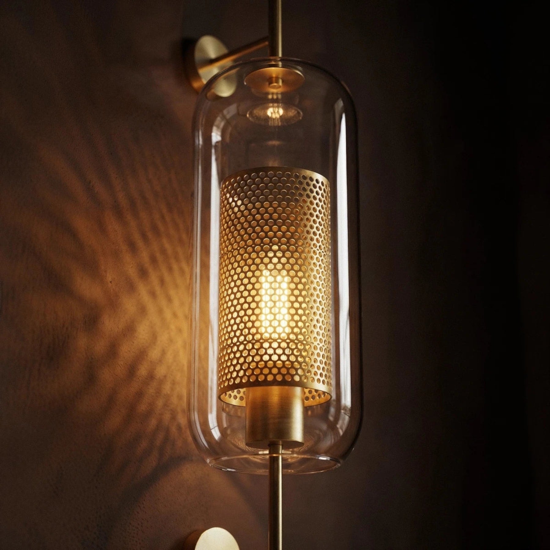 Modern Glass Wall Light With Warm LED Glow — Harbor Light Co.