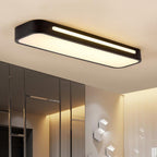 Modern Long Rectangle Flush Mount Ceiling Light with LED
