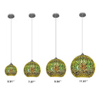 3D Firework Glass Globe Pendant Light