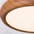 Modern Wood Flush Mount Ceiling Light for Living Room — Harbor Light Co.