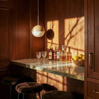 Minimalist Iron and Glass Pendant Light for Dining Room — Harbor Light Co.