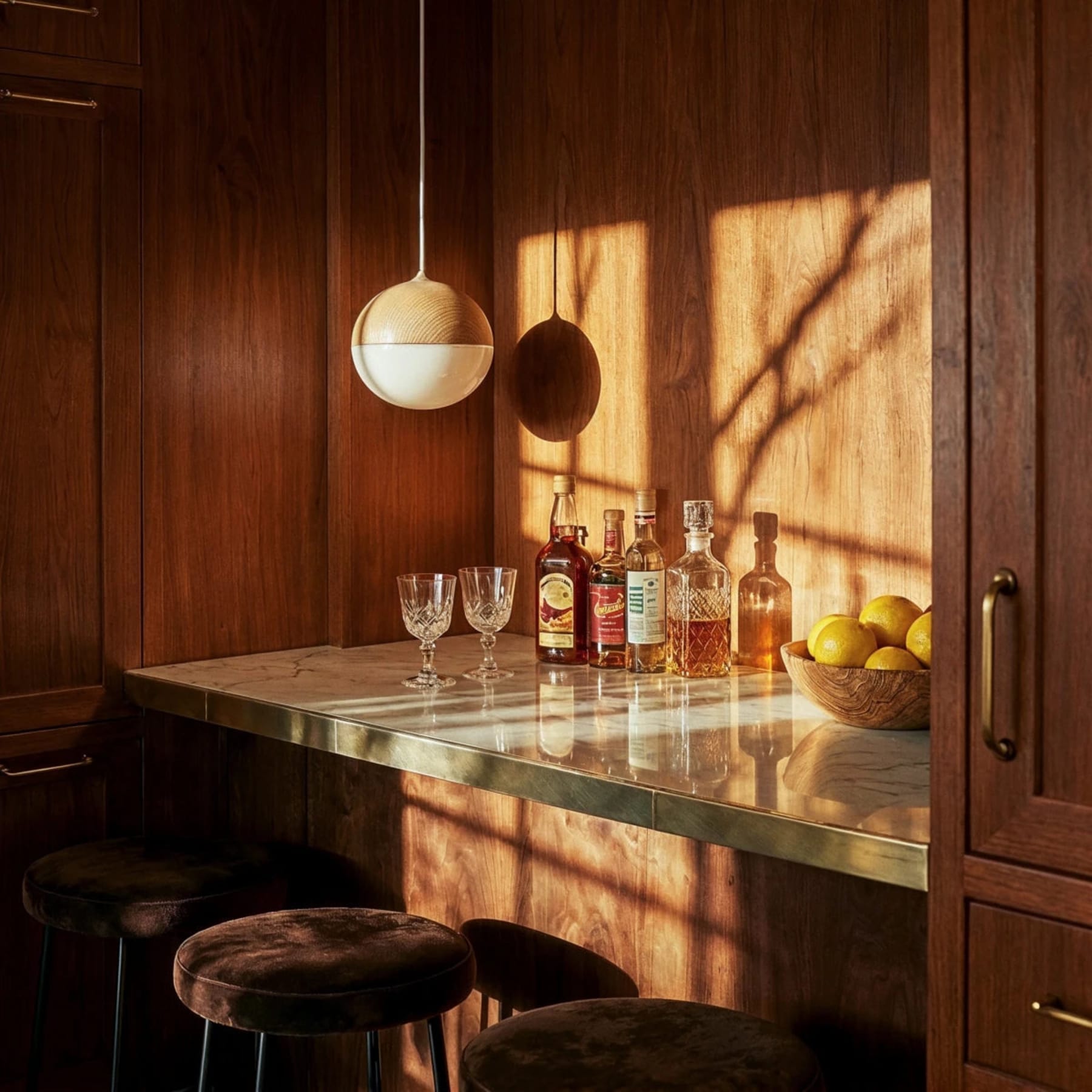 Minimalist Iron and Glass Pendant Light for Dining Room — Harbor Light Co.