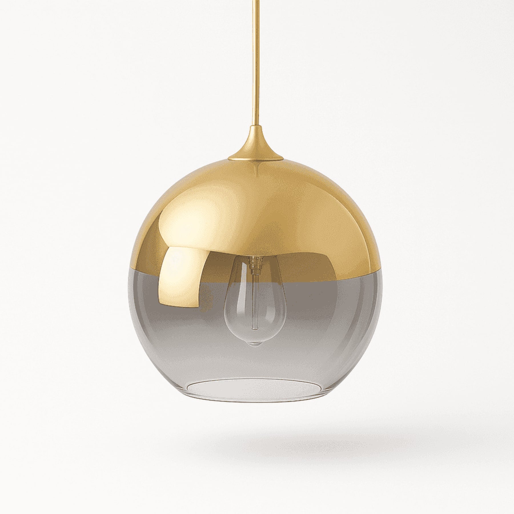 Modern Glass Pendant Light With Warm LED Glow — Harbor Light Co.