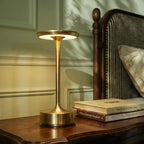 Modern Metal Rechargeable Table Lamp With USB Charging — Harbor Light Co.