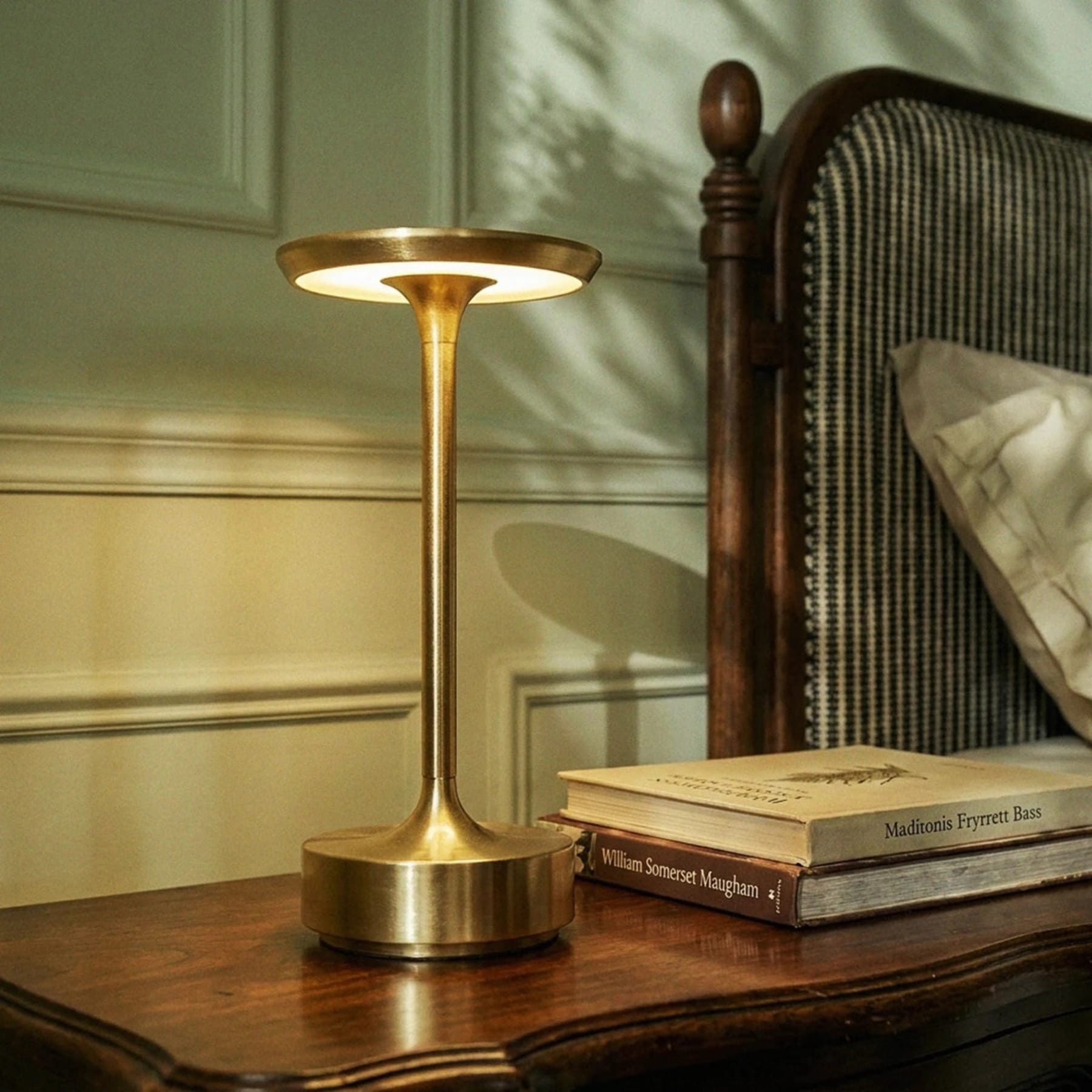 Modern Metal Rechargeable Table Lamp With USB Charging — Harbor Light Co.