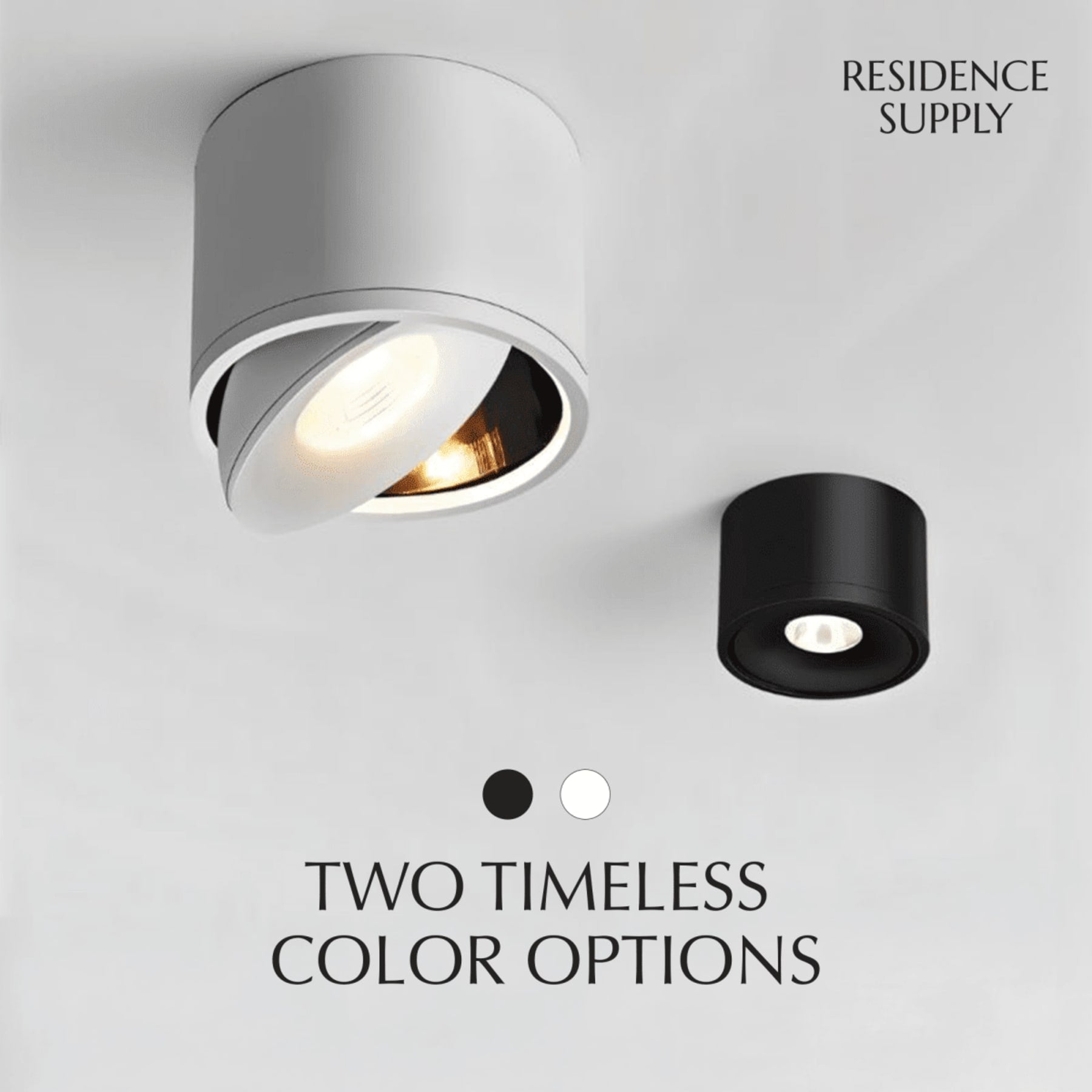 Modern Aluminum Flush Mount Ceiling Light — Harbor Light Co.