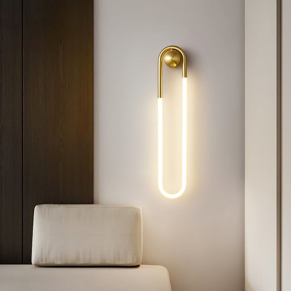 Modern Brass Wall Light for Living Room and Bedroom — Harbor Light Co.