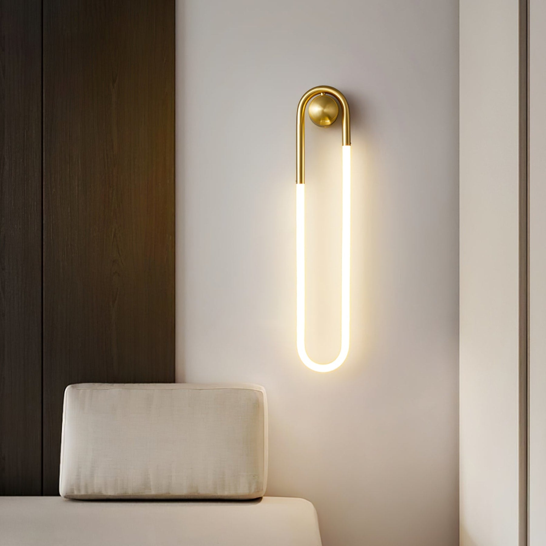 Modern Brass Wall Light for Living Room and Bedroom — Harbor Light Co.