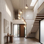 Modern Travertine Stone Pendant Light for Dining Room — Harbor Light Co.