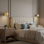 Modern Glass Wall Light With Warm LED Glow — Harbor Light Co.