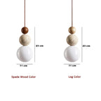 Modern Travertine and Wood Pendant Light for Dining Room — Harbor Light Co.