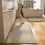 Anti-Fatigue Kitchen Mat Absorbent Non-Slip Kitchen Rug Runner Low Pile Washable Floor Mat with Rubber Backing for Sink and Laundry Room