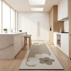 Anti-Fatigue Kitchen Mat Absorbent Non-Slip Kitchen Rug Runner Low Pile Washable Floor Mat with Rubber Backing for Sink and Laundry Room