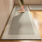 Anti-Fatigue Kitchen Mat Absorbent Non-Slip Kitchen Rug Runner Low Pile Washable Floor Mat with Rubber Backing for Sink and Laundry Room