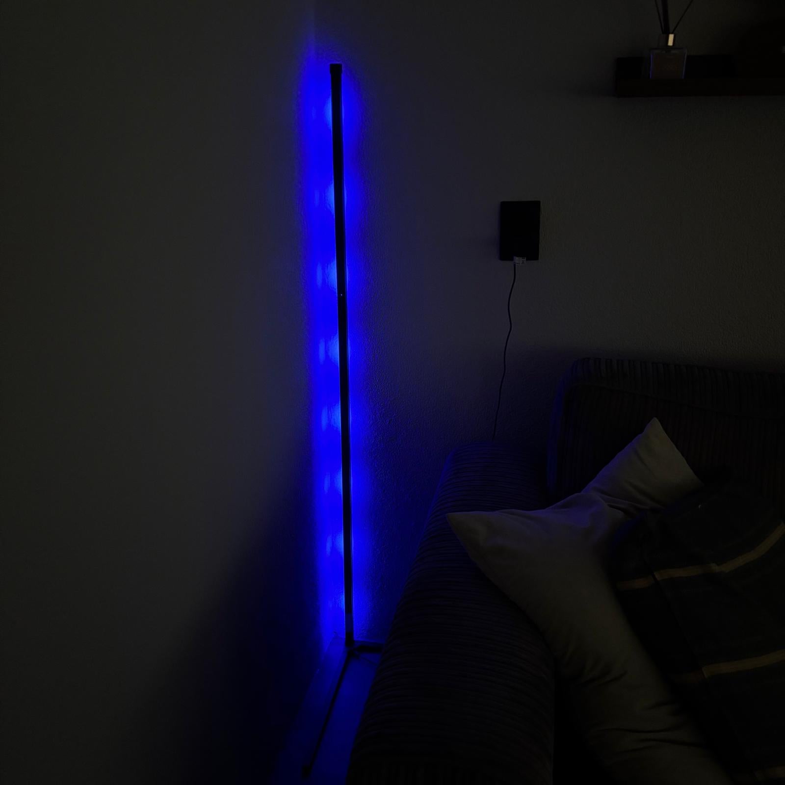 RGB Corner LED Light Floor Lamp with Remote Control