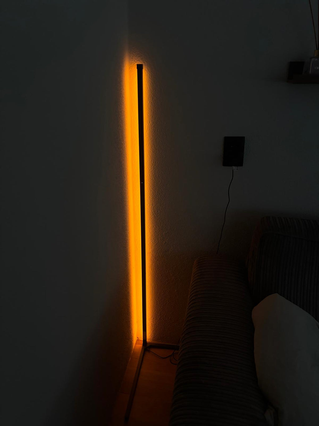 RGB Corner LED Light Floor Lamp with Remote Control