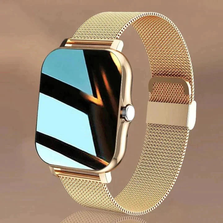 Smart Watch Fitness Tracker with Heart Rate and Sleep Monitor Step Counter Call and Message Notifications for iOS and Android