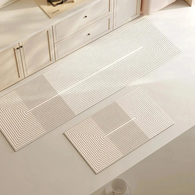 Non-Slip Kitchen Mat Absorbent Cushioned Anti-Fatigue Runner Rug Washable Floor Mat for Kitchen and Sink Area