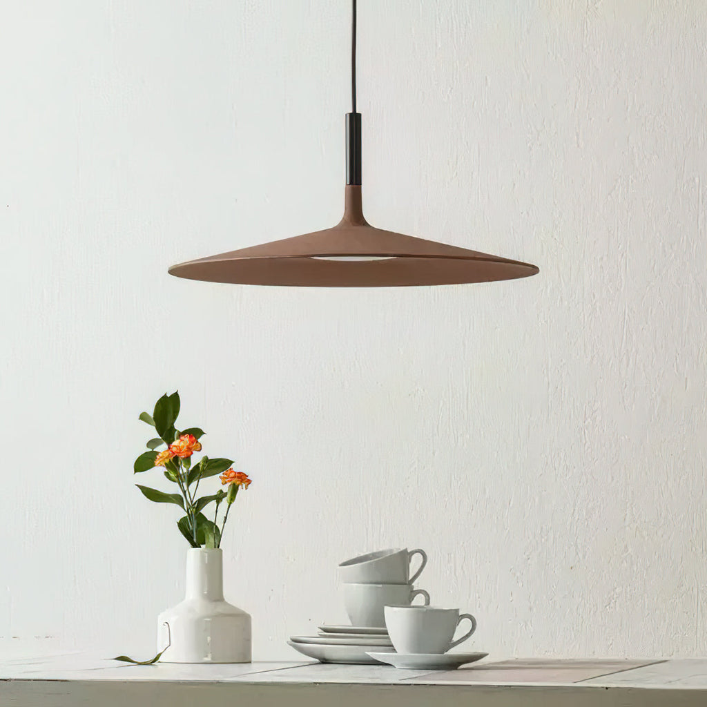 Modern Metal Pendant Light With Dimmable LED Glow — Harbor Light Co.