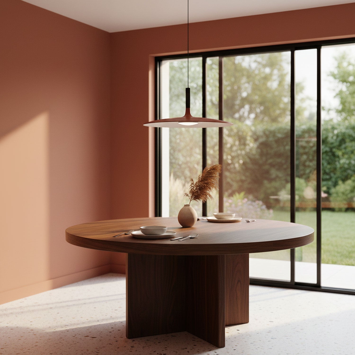 Modern Metal Pendant Light With Dimmable LED Glow — Harbor Light Co.