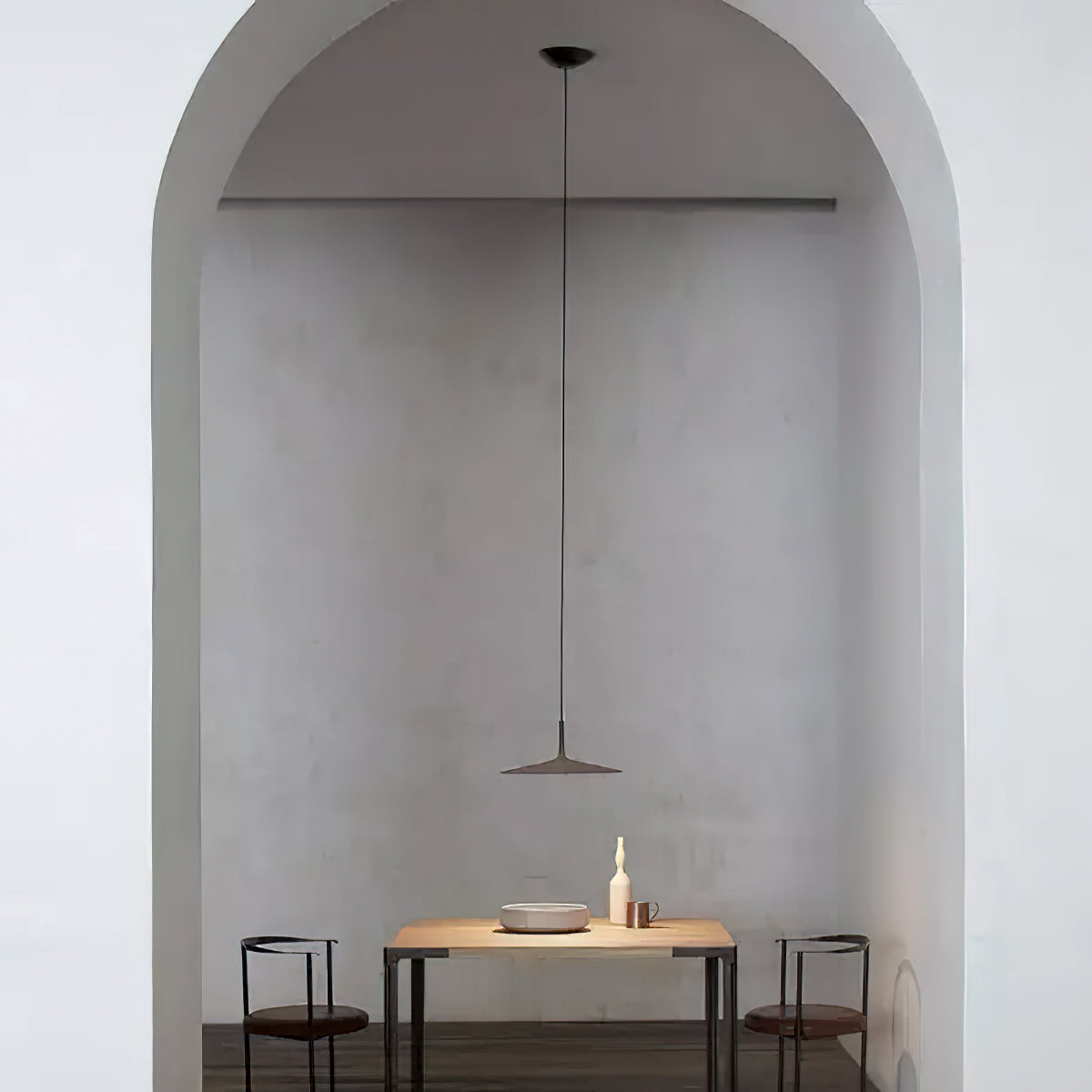 Modern Metal Pendant Light With Dimmable LED Glow — Harbor Light Co.