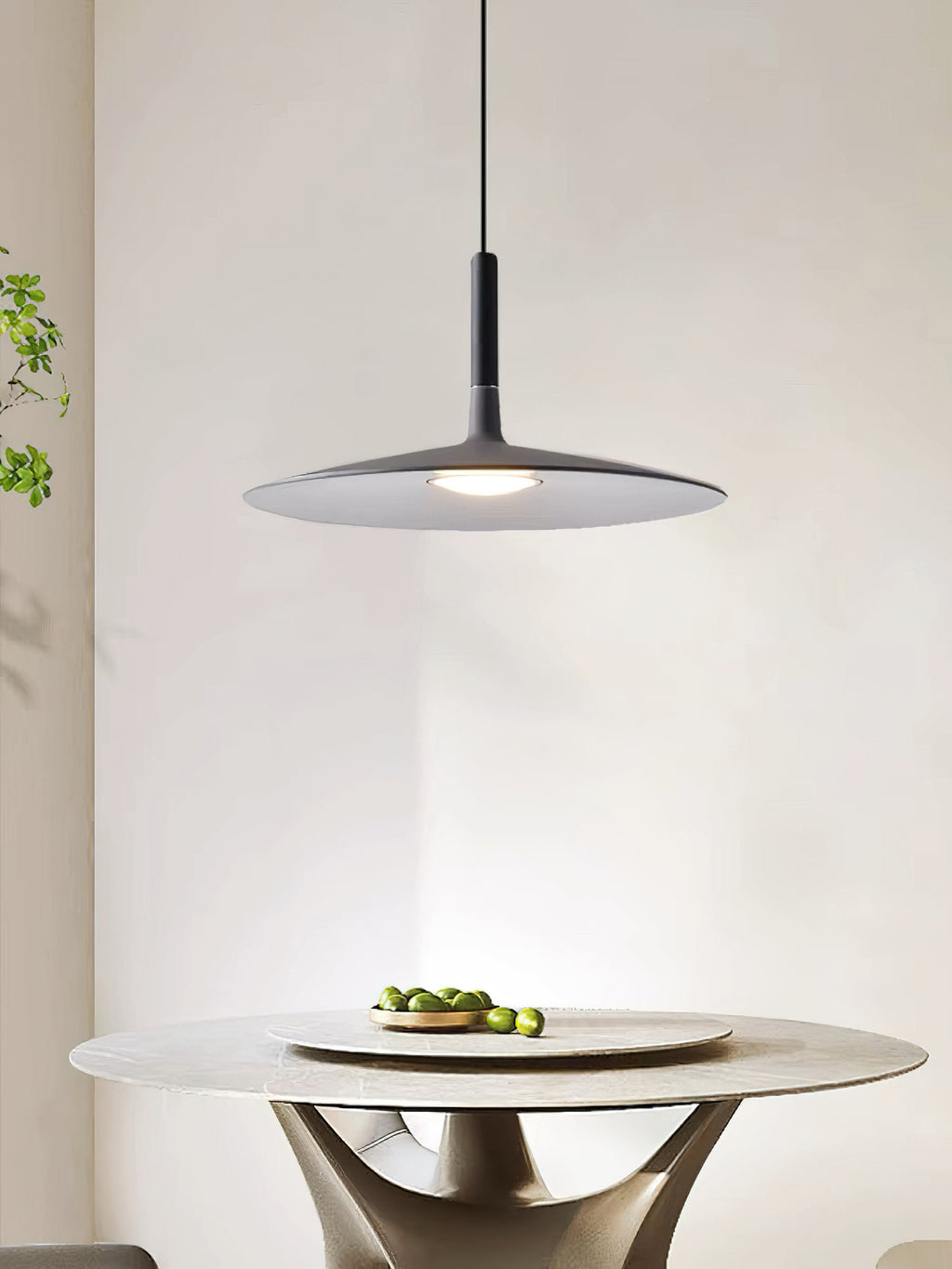 Modern Metal Pendant Light With Dimmable LED Glow — Harbor Light Co.